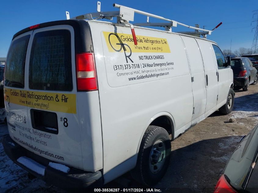 2013 CHEVROLET EXPRESS 2500 WORK VAN 1GCWGGFAXD1100931