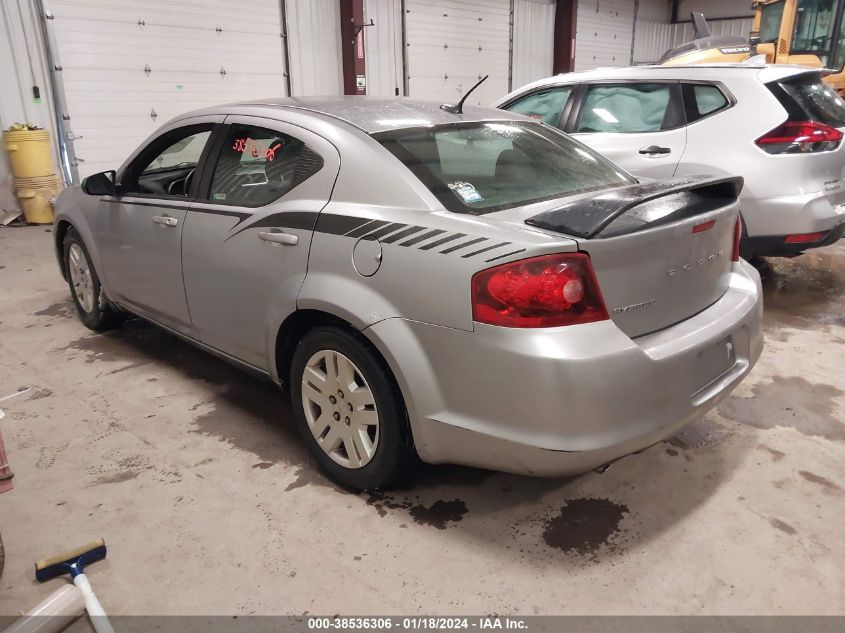 1C3CDZAG2EN113643 | 2014 DODGE AVENGER