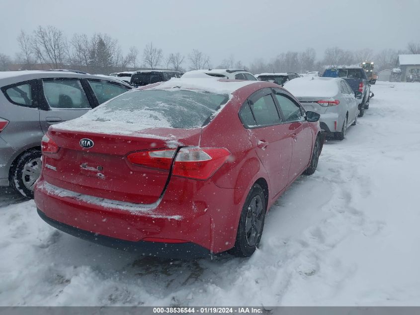 2015 KIA FORTE LX - KNAFX4A66F5290267
