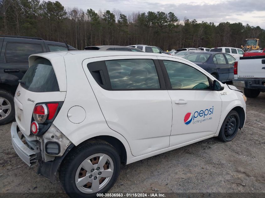 2014 CHEVROLET SONIC LS AUTO - 1G1JA6SHXE4139262