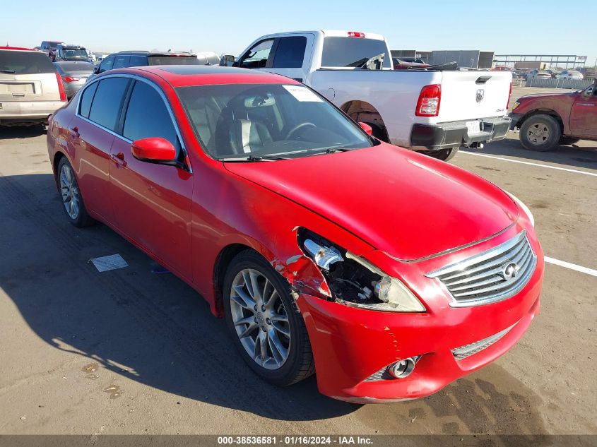 2013 INFINITI G37 JOURNEY - JN1CV6APXDM302412