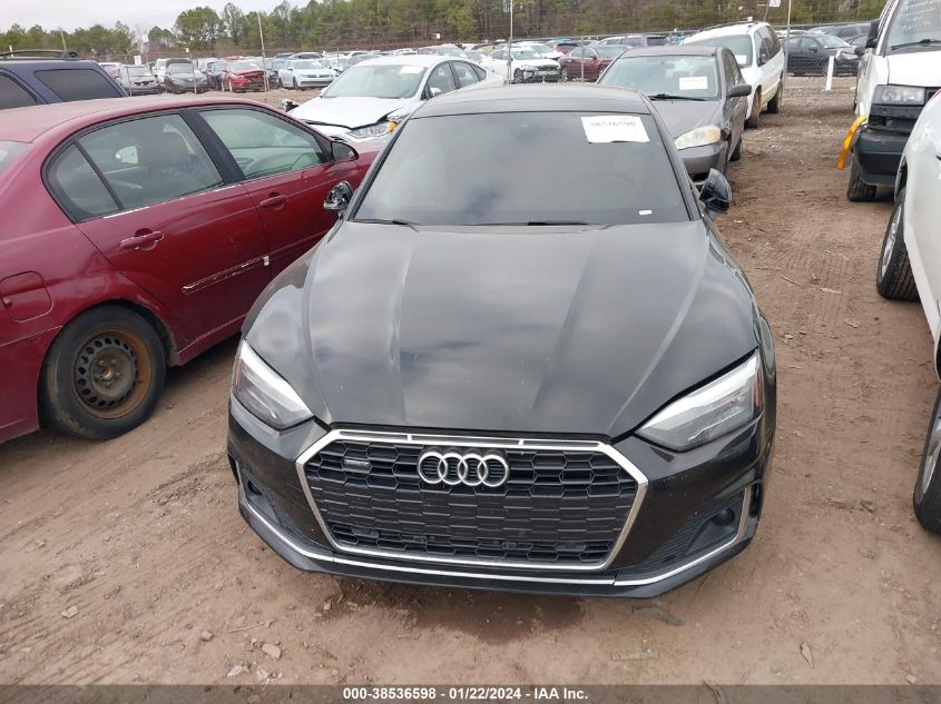 2020 AUDI A5 SPORTBACK PREMIUM 45 TFSI QUATTRO S TRONIC - WAUANCF50LA004927