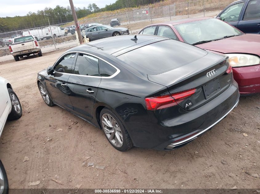 2020 AUDI A5 SPORTBACK PREMIUM 45 TFSI QUATTRO S TRONIC - WAUANCF50LA004927