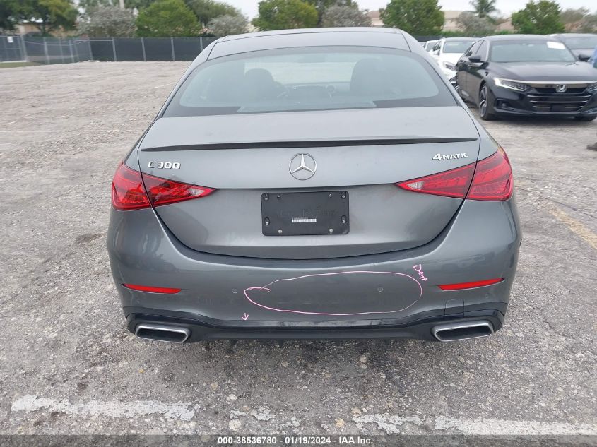 2022 MERCEDES-BENZ C 300 4MATIC - W1KAF4HB7NR055893