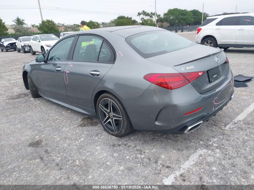 2022 MERCEDES-BENZ C 300 4MATIC - W1KAF4HB7NR055893