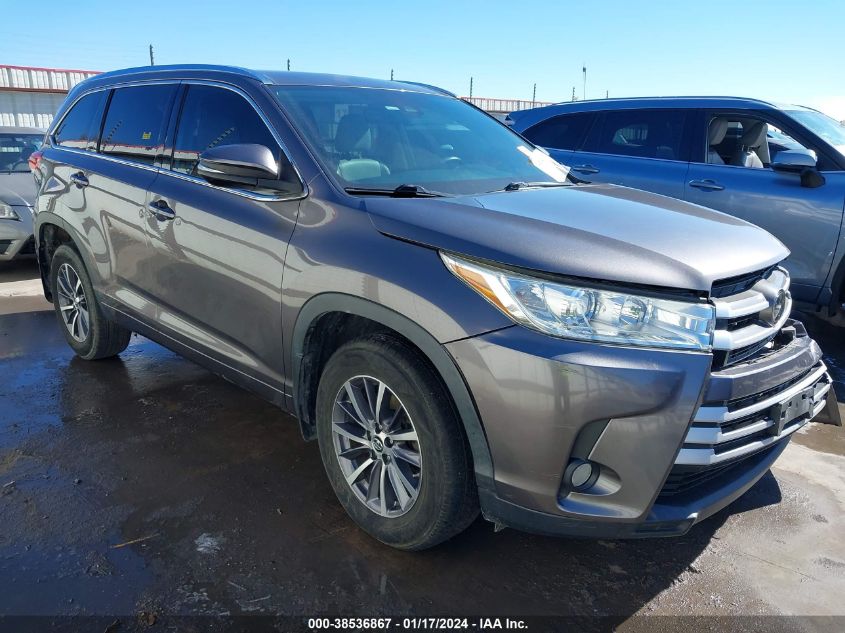 2018 TOYOTA HIGHLANDER XLE - 5TDKZRFH9JS536833