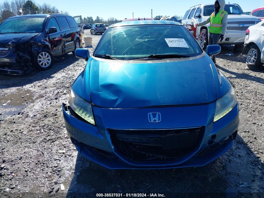 2013 HONDA CR-Z EX JHMZF1D60DS002219
