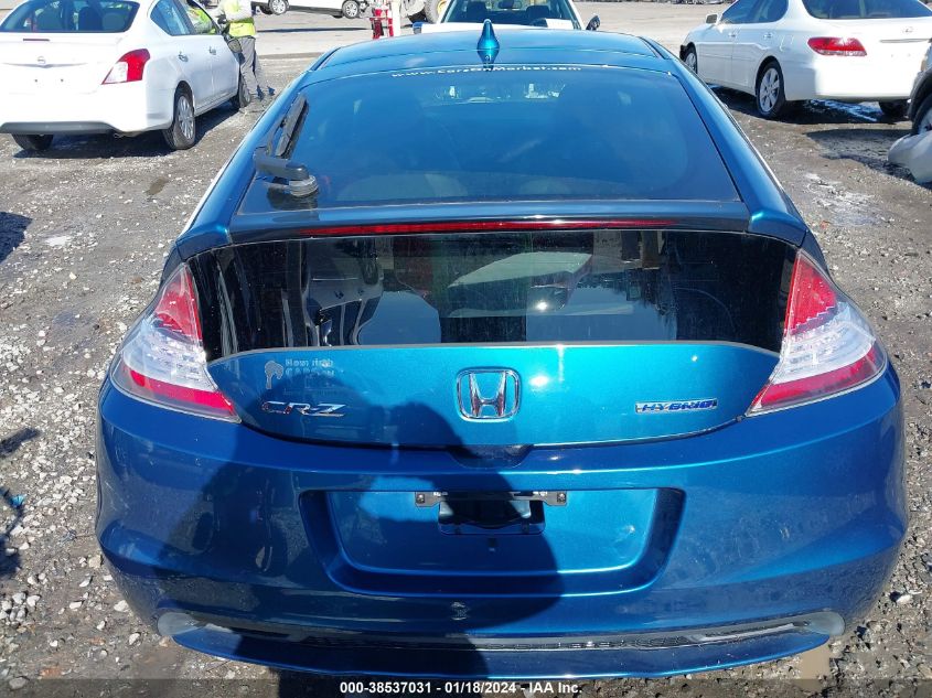 2013 HONDA CR-Z EX JHMZF1D60DS002219