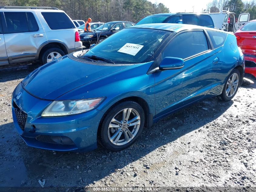 2013 HONDA CR-Z EX JHMZF1D60DS002219