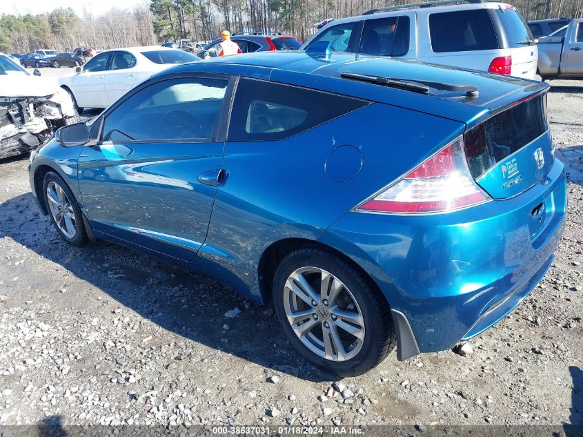 2013 HONDA CR-Z EX JHMZF1D60DS002219