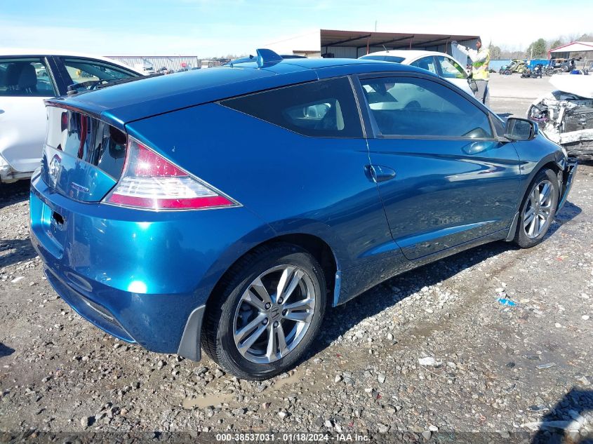 2013 HONDA CR-Z EX JHMZF1D60DS002219