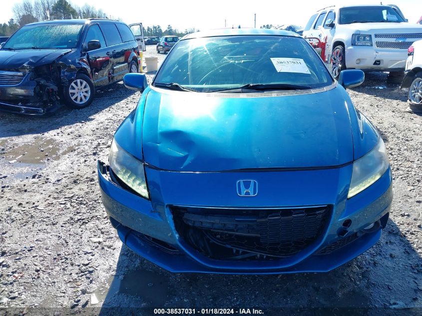 2013 HONDA CR-Z EX JHMZF1D60DS002219