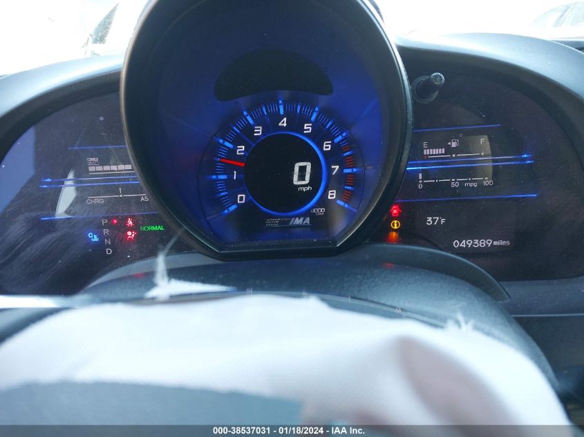 2013 HONDA CR-Z EX JHMZF1D60DS002219