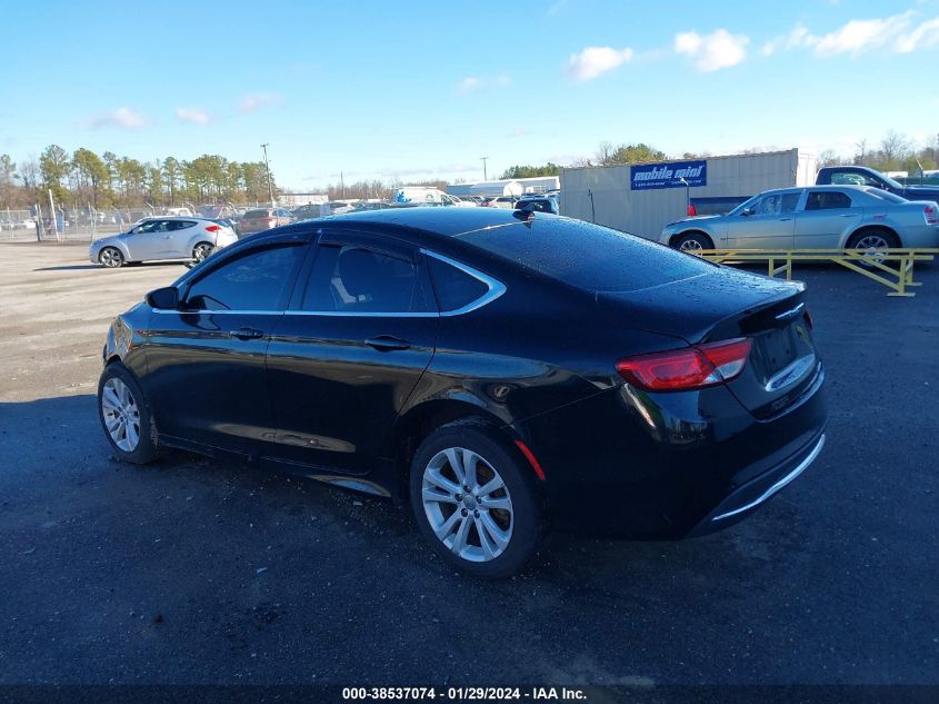 2016 CHRYSLER 200 LIMITED - 1C3CCCAB5GN169311