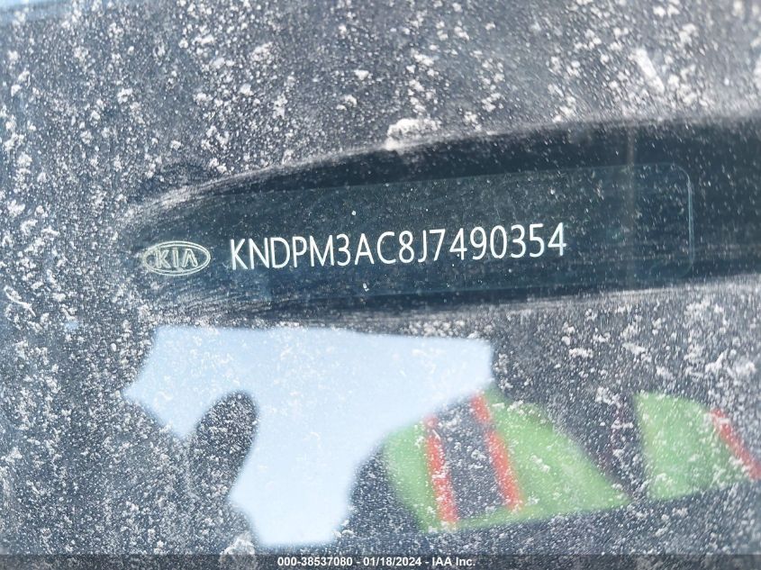 2018 KIA SPORTAGE LX - KNDPM3AC8J7490354