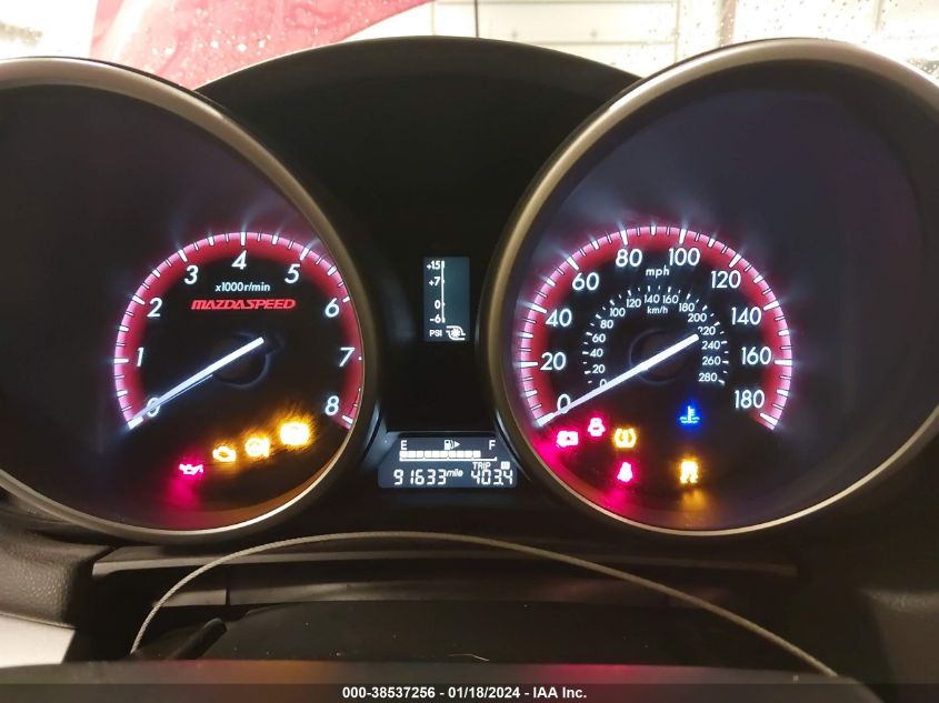 2013 MAZDA MAZDA3 MAZDASPEED3 TOURING - JM1BL1L38D1816921