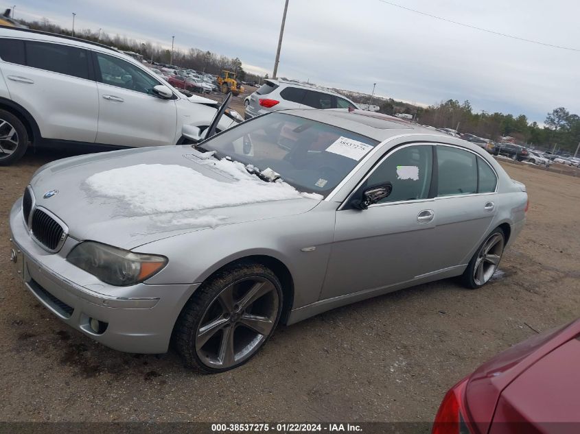 WBAHN83517DT72022 | 2007 BMW 750LI