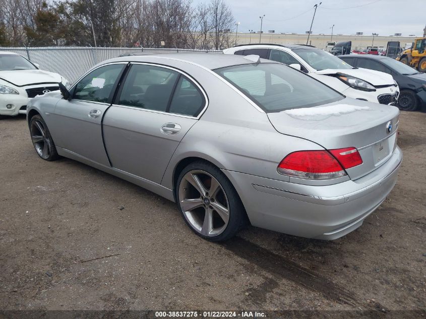 WBAHN83517DT72022 | 2007 BMW 750LI