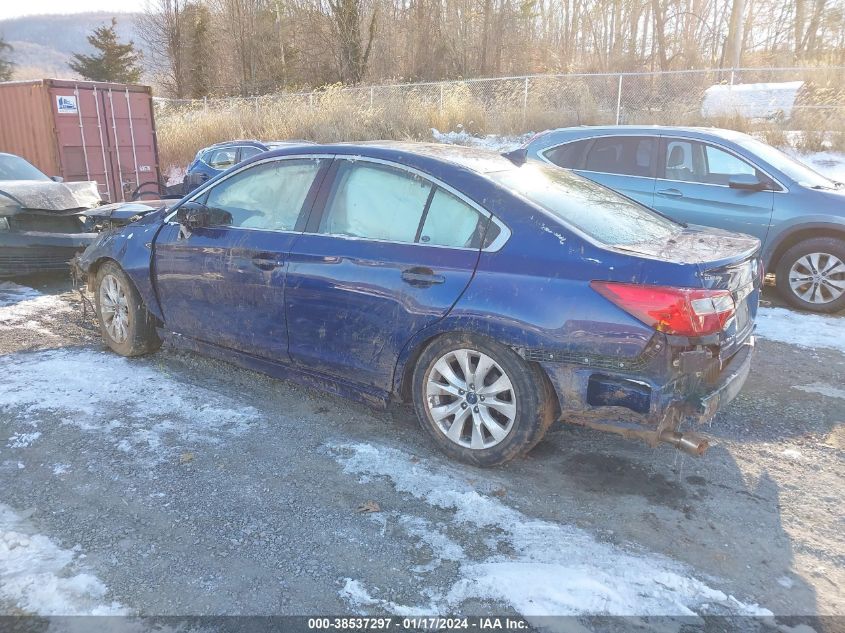 2016 SUBARU LEGACY 2.5I PREMIUM - 4S3BNAF6XG3029588