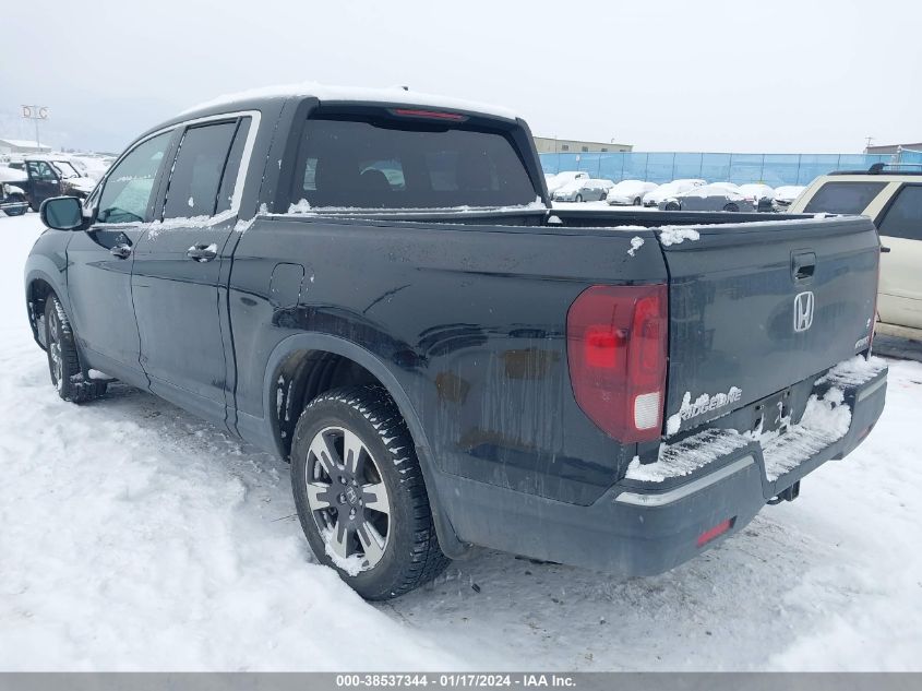 2018 HONDA RIDGELINE RTL - 5FPYK3F63JB007142
