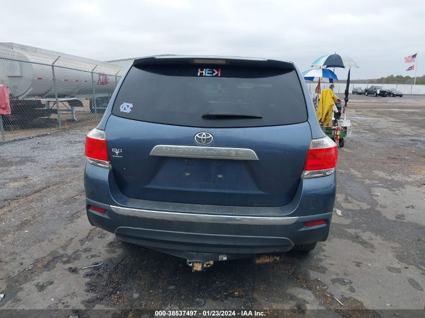 2013 TOYOTA HIGHLANDER BASE V6 - 5TDZK3EHXDS136575