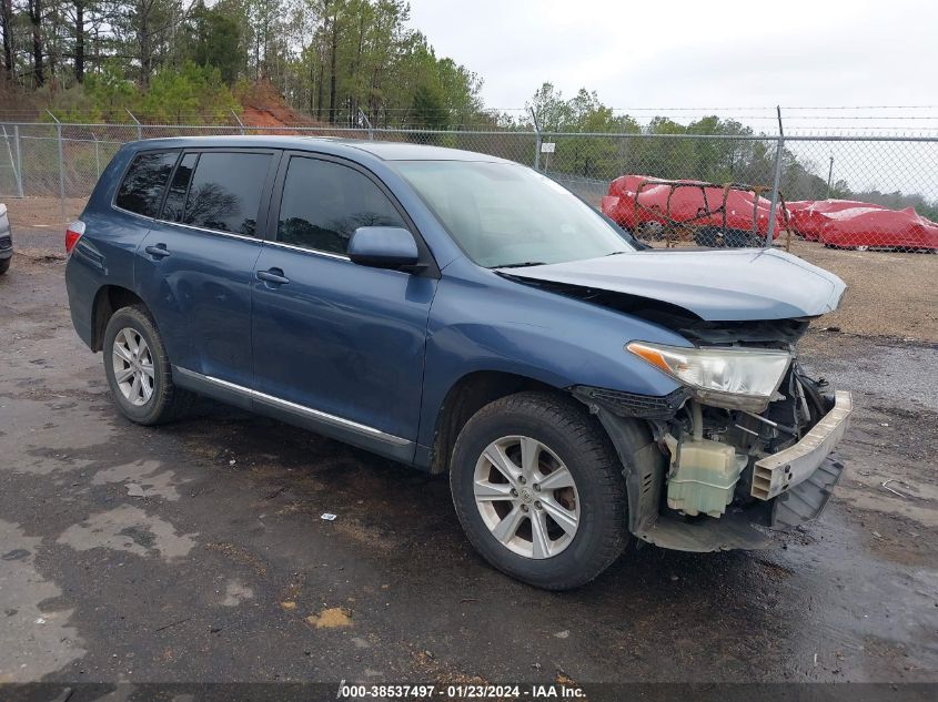 2013 TOYOTA HIGHLANDER BASE V6 - 5TDZK3EHXDS136575