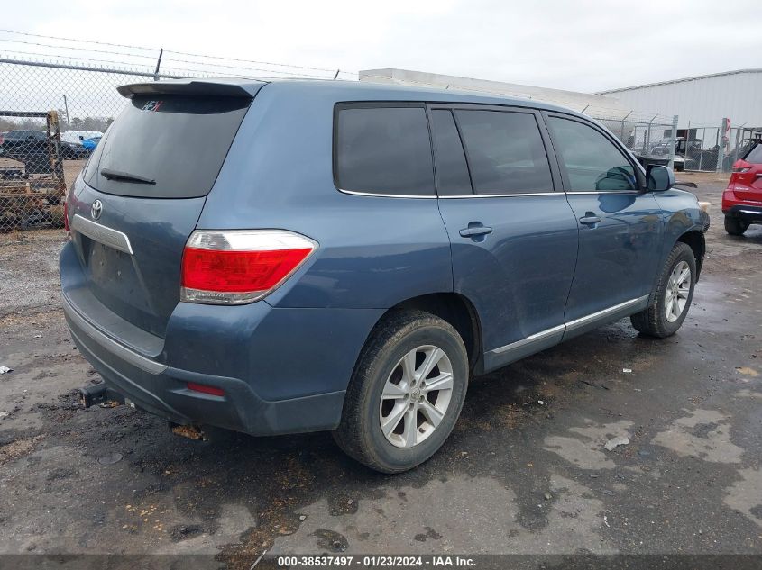 2013 TOYOTA HIGHLANDER BASE V6 - 5TDZK3EHXDS136575