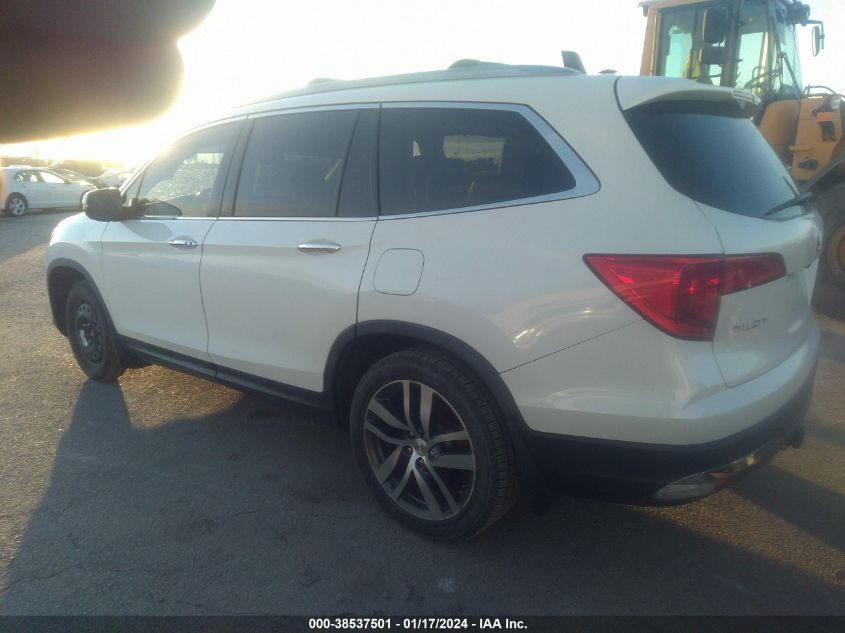 2017 HONDA PILOT TOURING - 5FNYF5H94HB001117