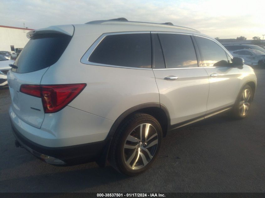 2017 HONDA PILOT TOURING - 5FNYF5H94HB001117