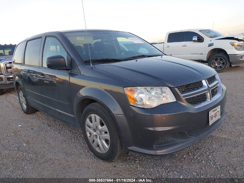2016 DODGE GRAND CARAVAN SE - 2C4RDGBG0GR400512