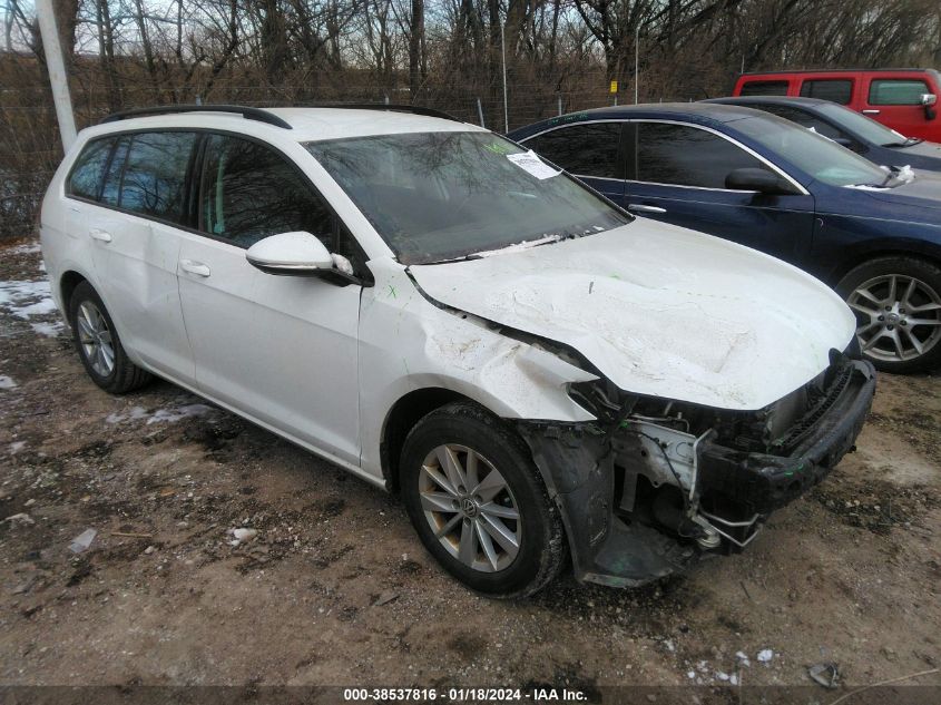 2016 VOLKSWAGEN GOLF SPORTWAGEN TSI S 4-DOOR - 3VWA17AU9GM508015