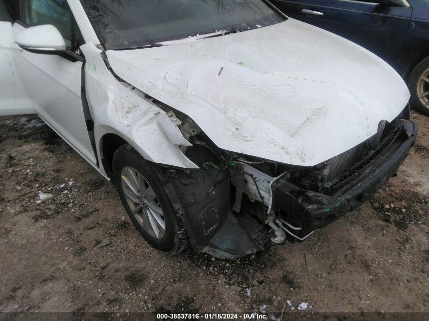 2016 VOLKSWAGEN GOLF SPORTWAGEN TSI S 4-DOOR - 3VWA17AU9GM508015