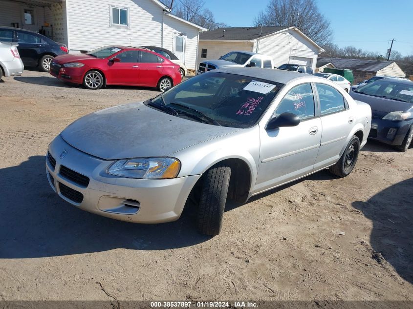 1B3AL46X52N333938 | 2002 DODGE STRATUS