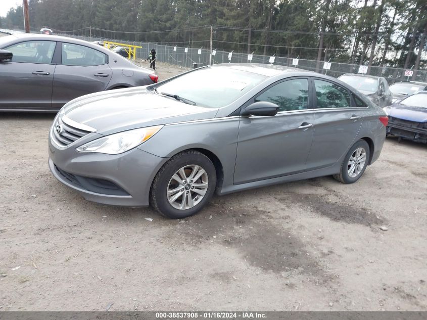 2014 HYUNDAI SONATA GLS - 5NPEB4ACXEH832200