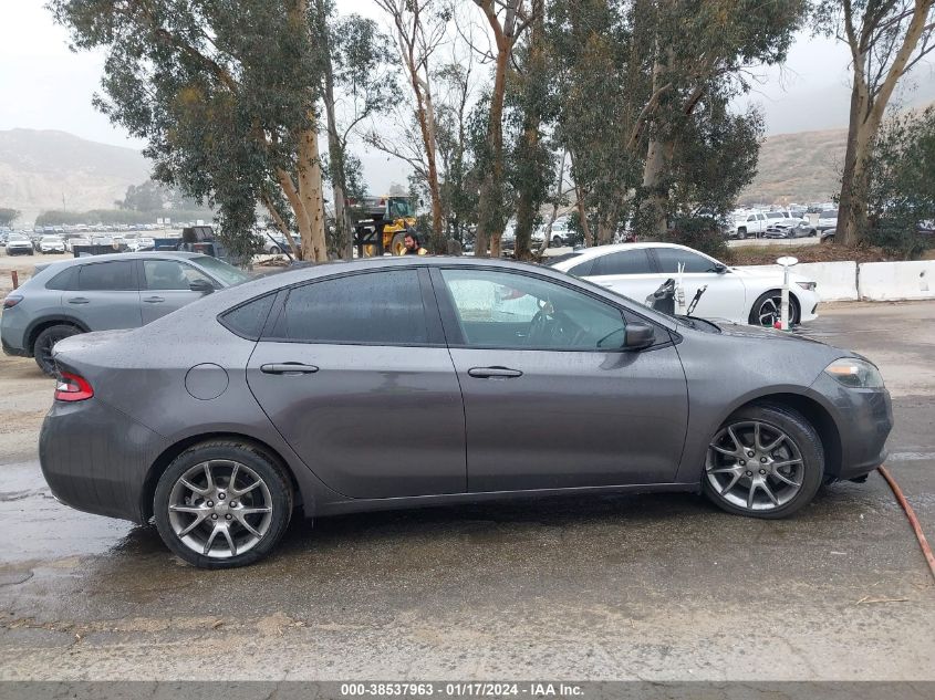 2015 DODGE DART SXT - 1C3CDFBB2FD165346