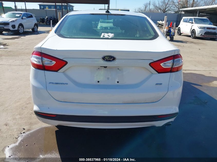 2016 FORD FUSION SE - 3FA6P0H74GR174595
