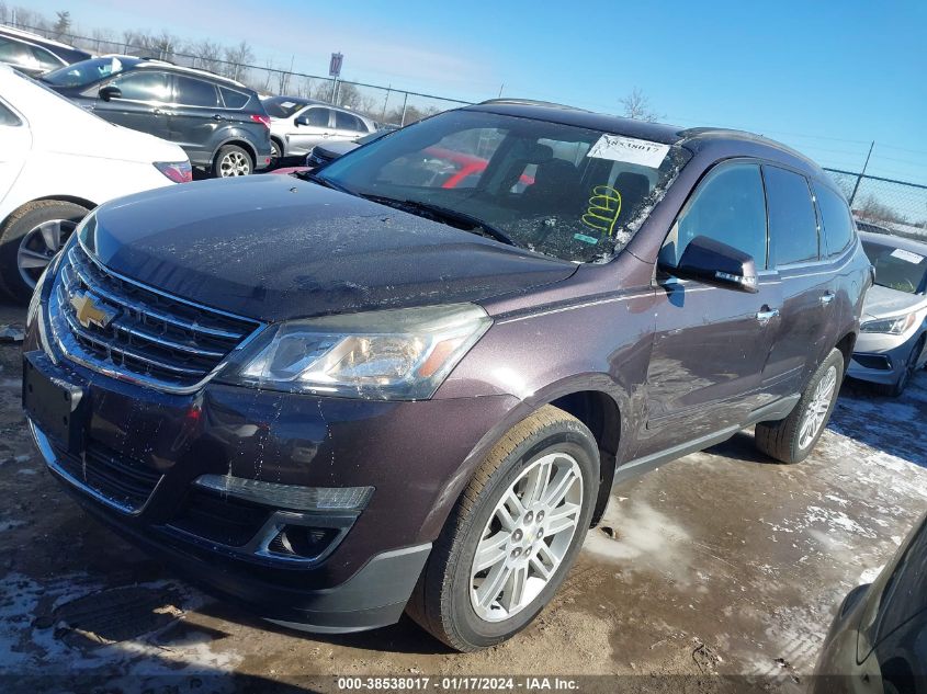 2015 CHEVROLET TRAVERSE LT - 1GNKRGKD9FJ114127