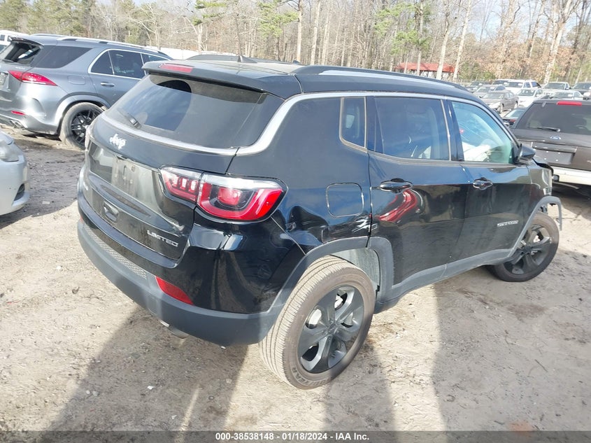 VIN 3C4NJDCB1JT437114 2018 JEEP COMPASS LIMITED 4X4