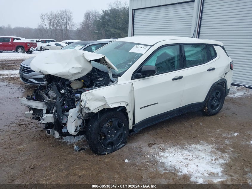 VIN 3C4NJCAB4JT124748 2018 JEEP COMPASS SPORT FWD
