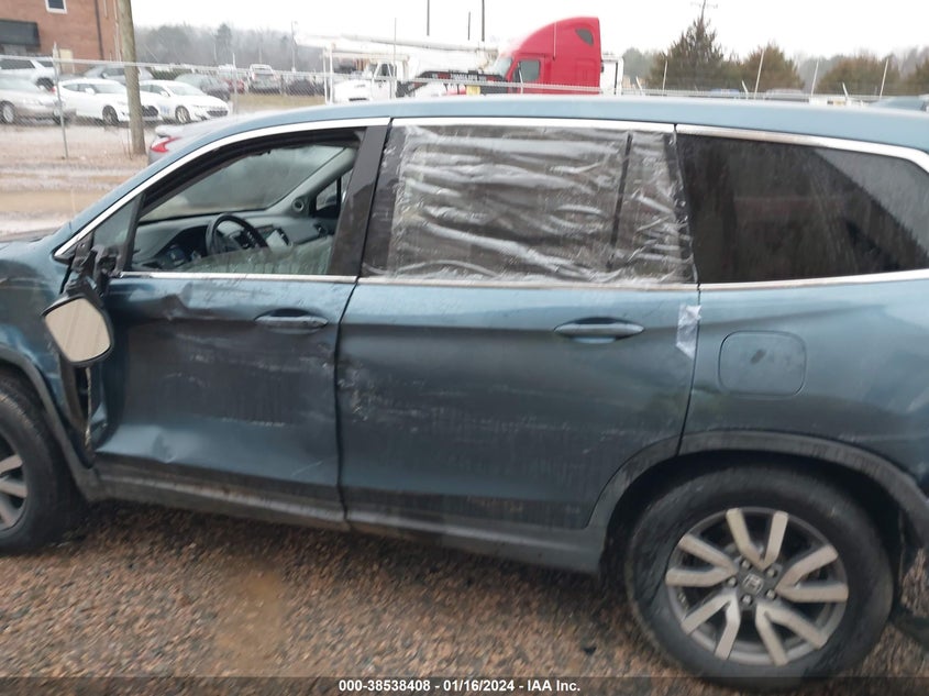 VIN 5FNYF5H50KB042512 2019 HONDA PILOT EXL