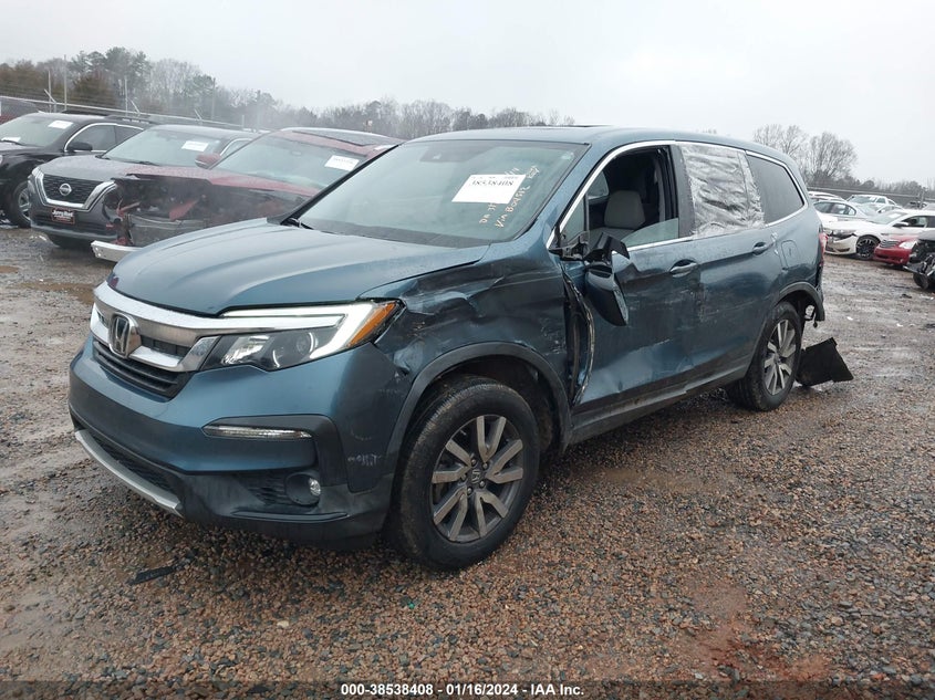 VIN 5FNYF5H50KB042512 2019 HONDA PILOT EXL