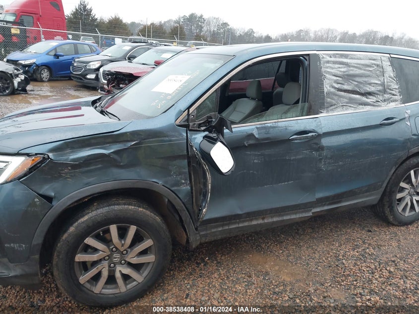 VIN 5FNYF5H50KB042512 2019 HONDA PILOT EXL