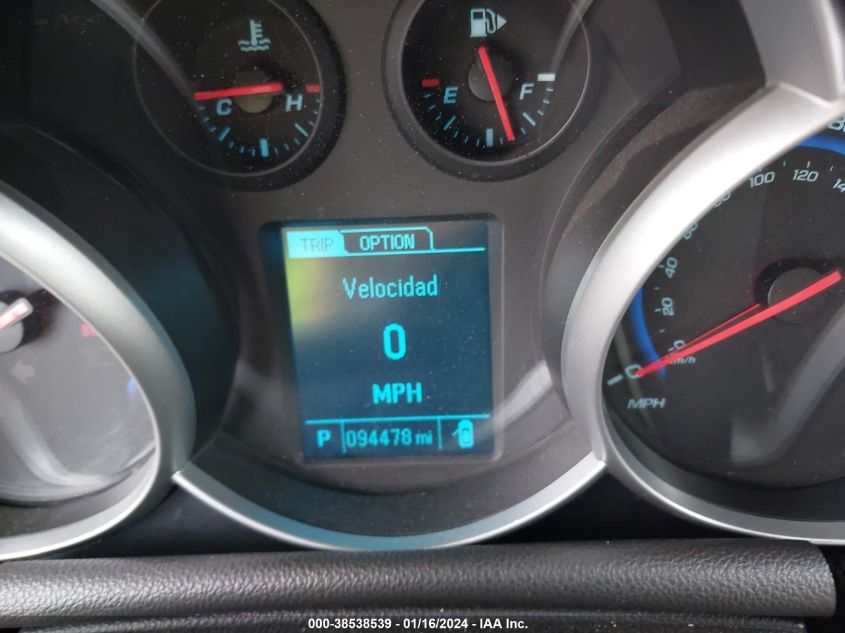 2015 CHEVROLET CRUZE 1LT AUTO - 1G1PC5SB0F7217591