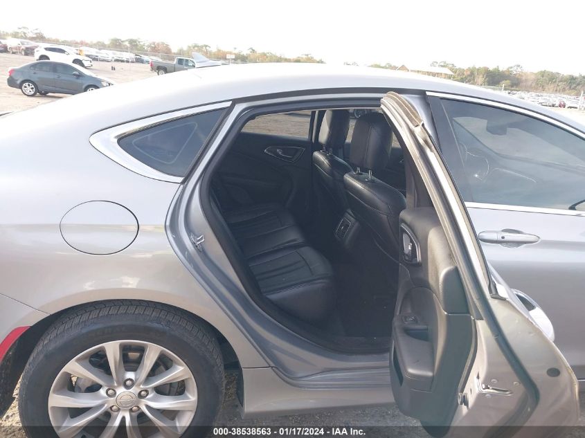 2016 CHRYSLER 200 C - 1C3CCCCB6GN108434