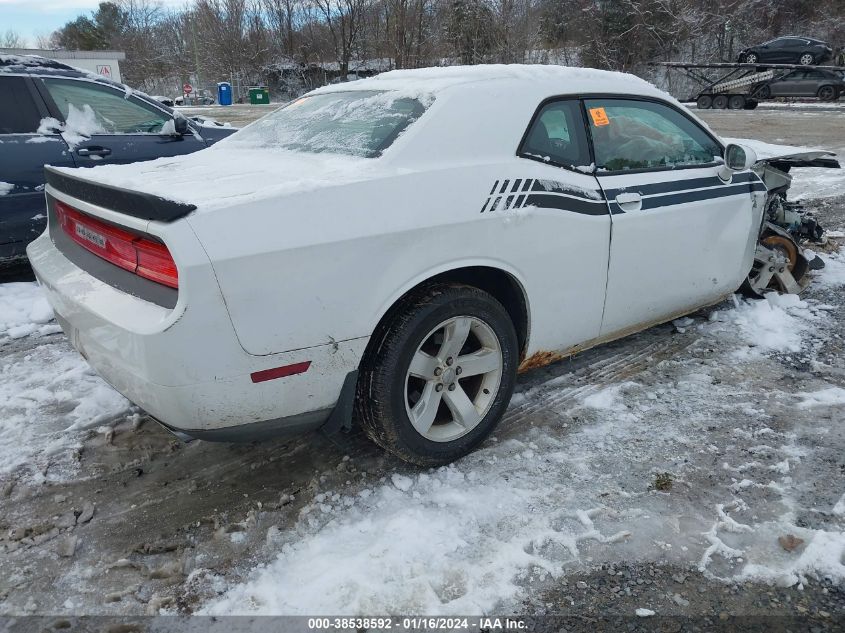 2013 DODGE CHALLENGER SXT - 2C3CDYAG9DH596582