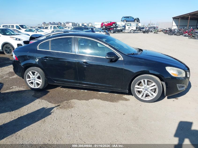 2013 VOLVO S60 T5/T5 PLATINUM/T5 PREMIER/T5 PREMIER PLUS - YV1612FSXD2208807
