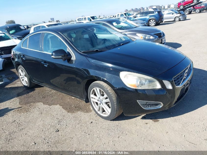 2013 VOLVO S60 T5/T5 PLATINUM/T5 PREMIER/T5 PREMIER PLUS - YV1612FSXD2208807
