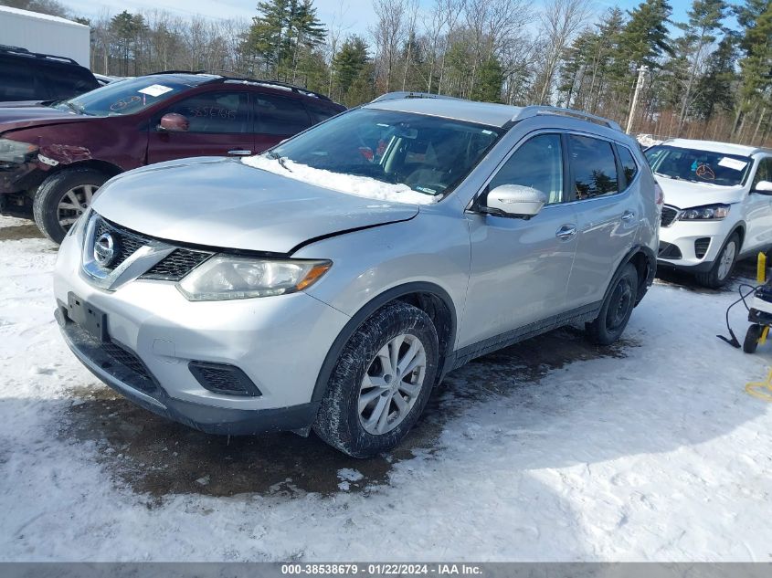 2015 NISSAN ROGUE S/SL/SV - KNMAT2MV1FP565838