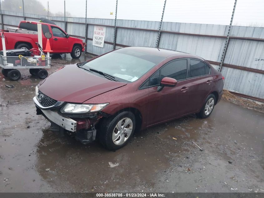 2014 HONDA CIVIC LX - 19XFB2F57EE038049