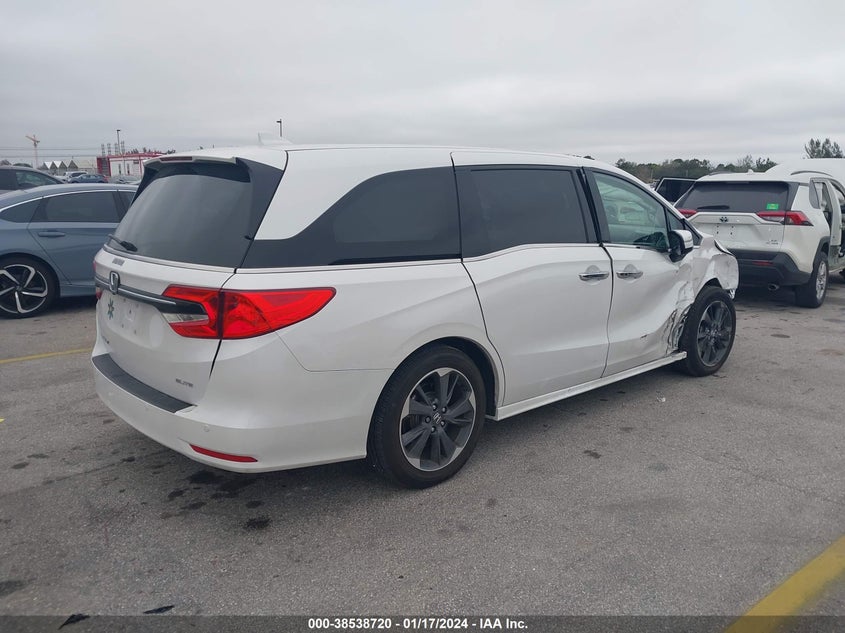 VIN 5FNRL6H98PB055893 2023 HONDA ODYSSEY ELITE